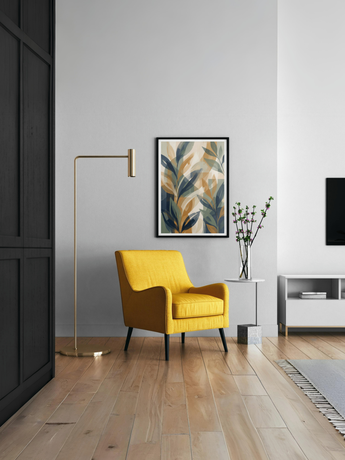 Nghệ Thuật Hoa Cỏ Tinh Tế mockup