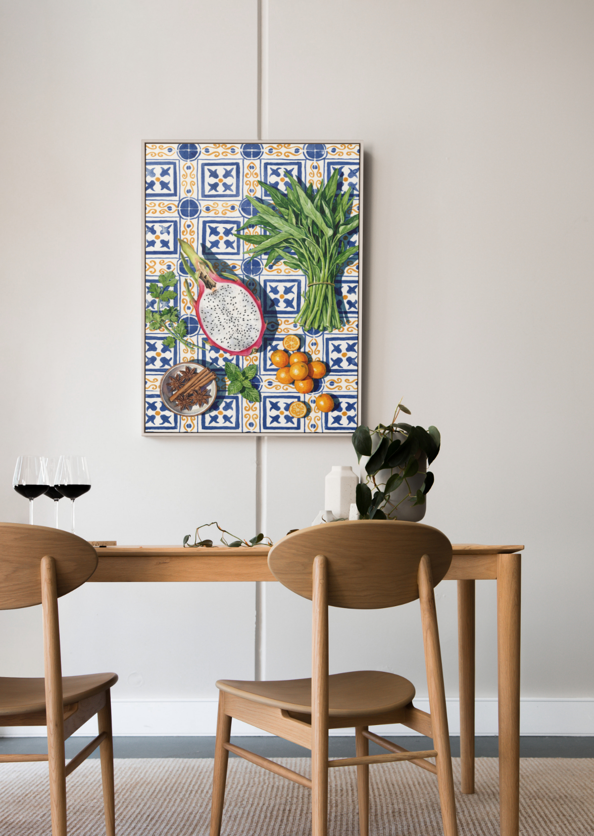 Tĩnh vật thực phẩm mockup