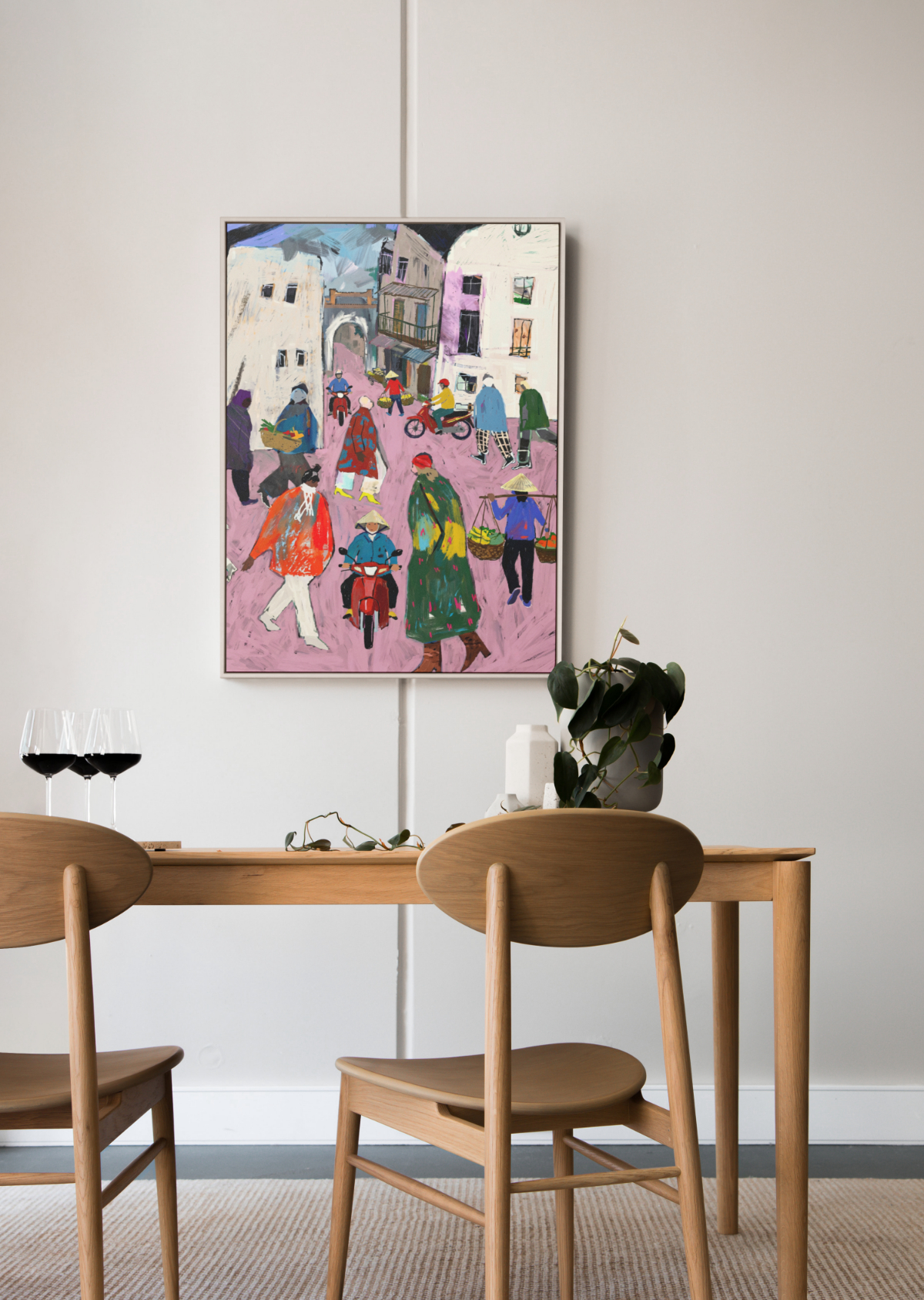 Nhịp sống phố cổ Hà Nội mockup