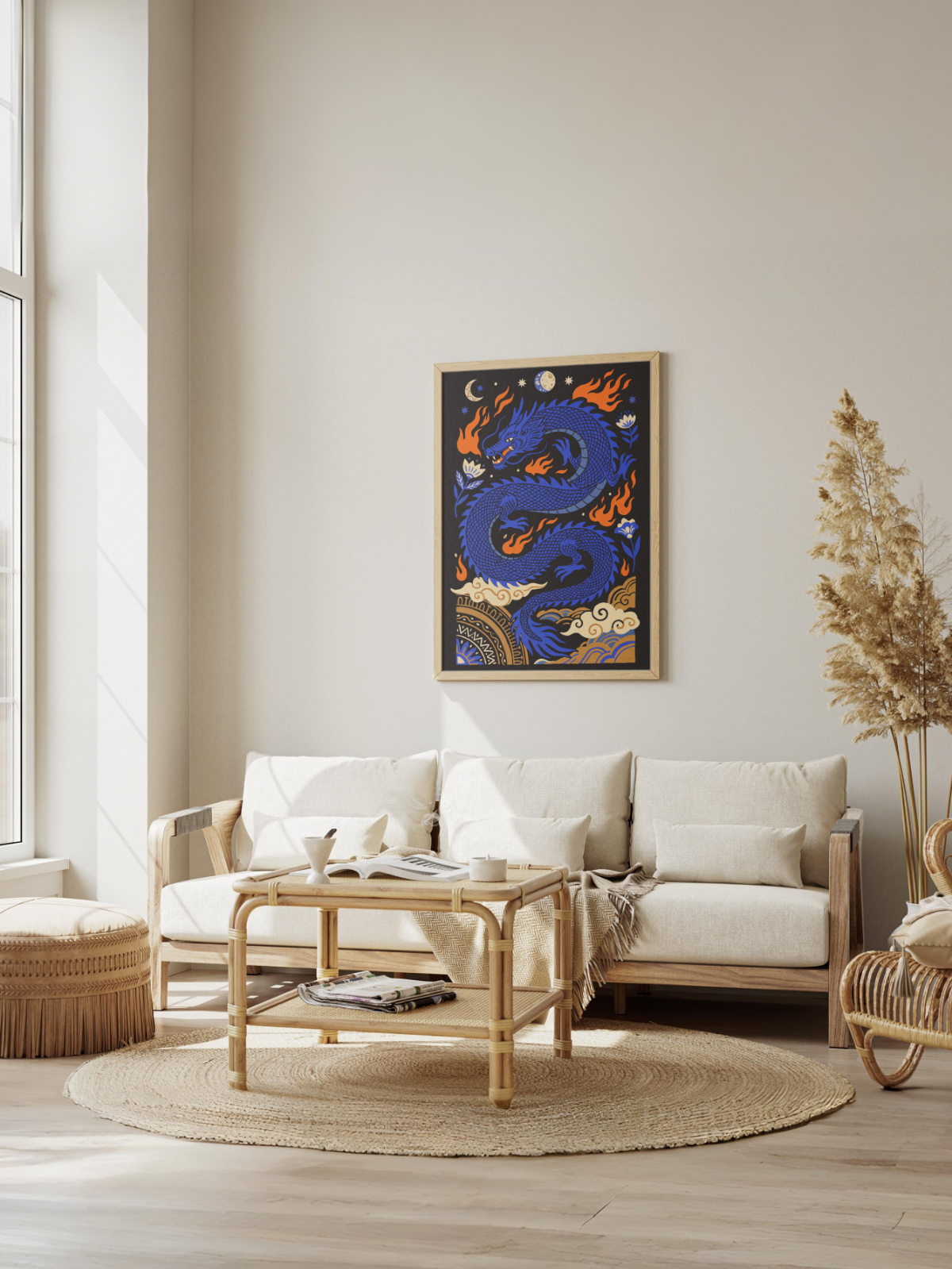 Linh vật Rồng mockup