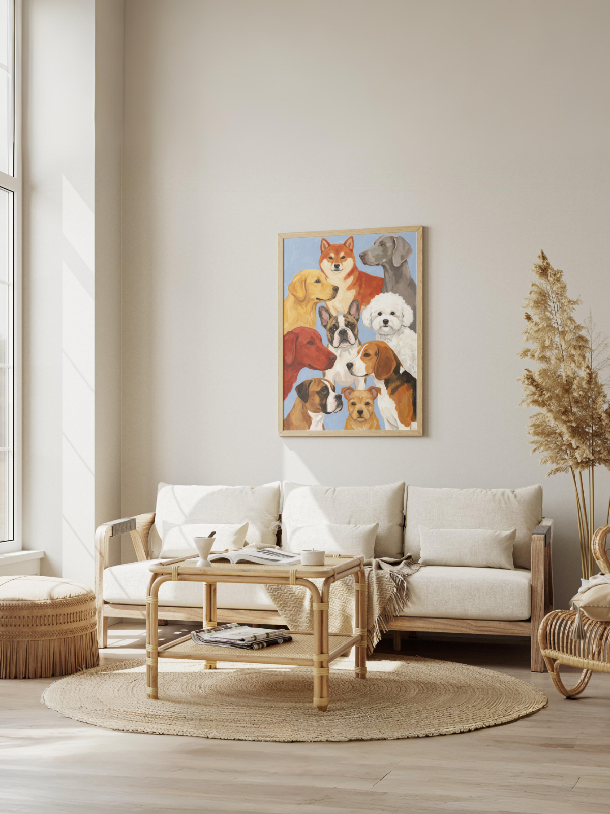 Bộ sưu tập chó mockup