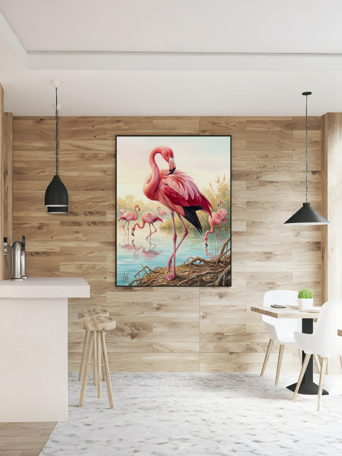 Chim hồng hạc mockup