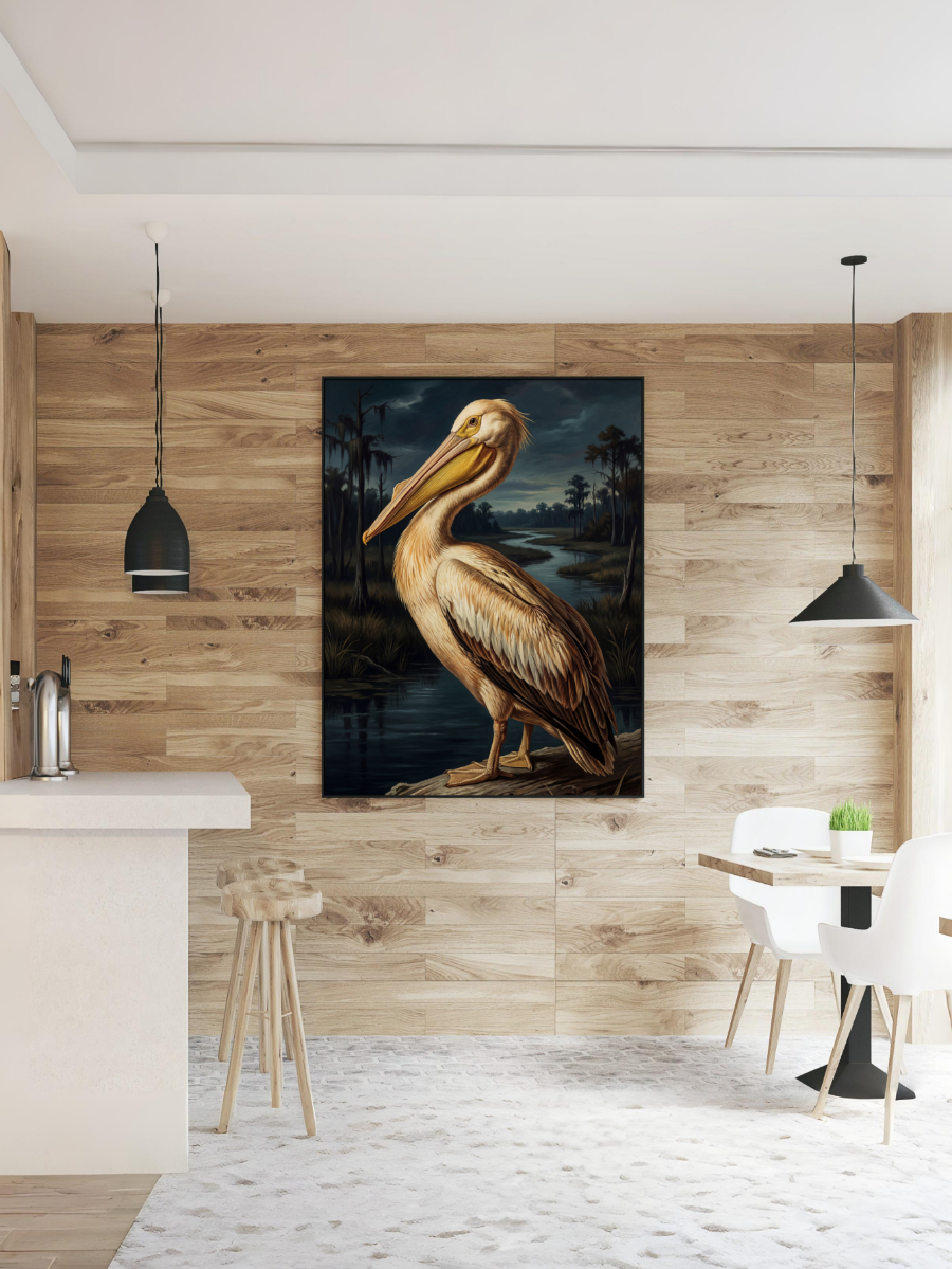 Chim bồ nông mockup