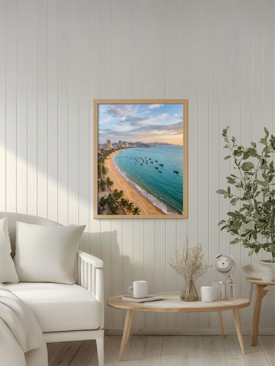 Biển Nha Trang mockup