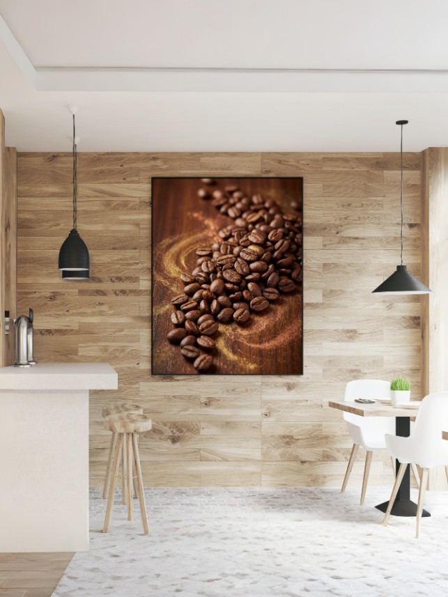 Tranh Hạt Cà Phê Hiện Đại - Nét Sang Trọng Cho Không Gian Sống mockup