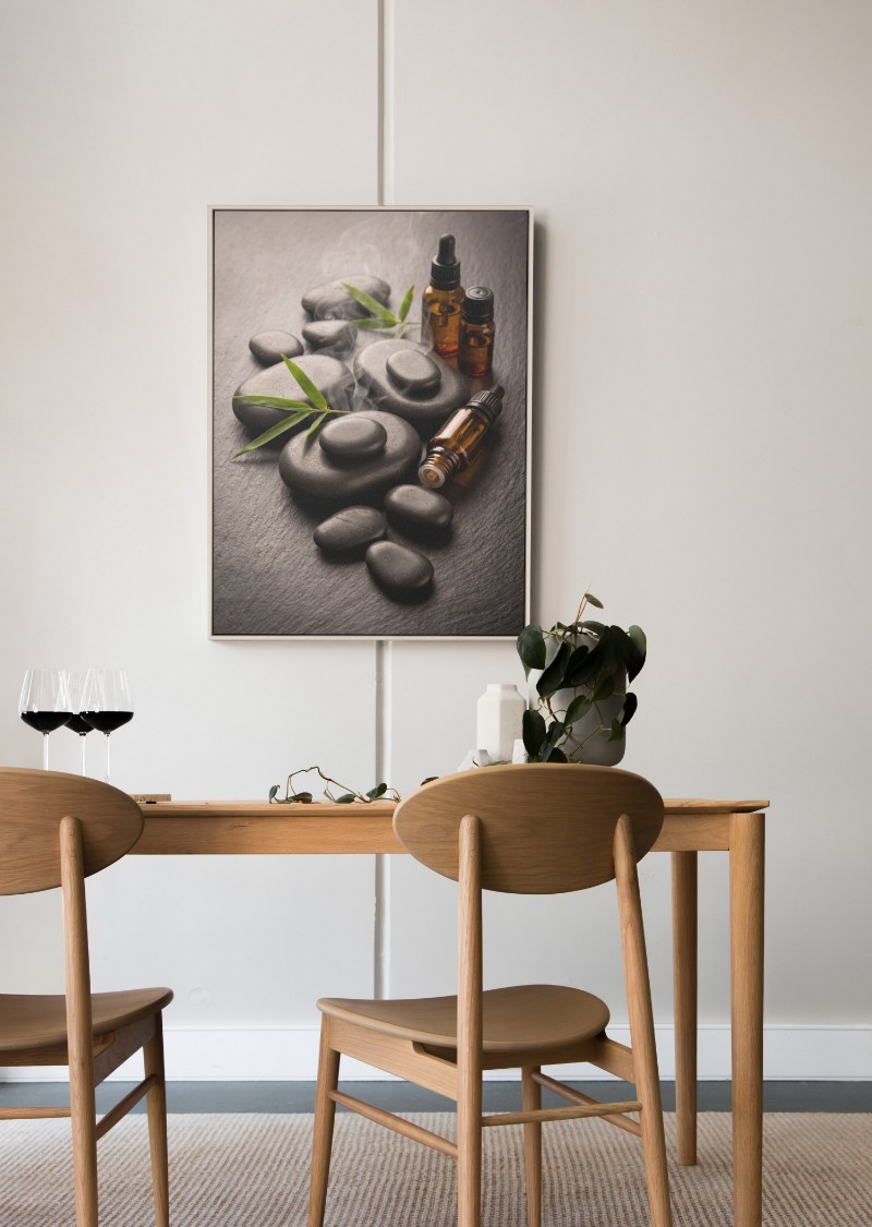 Tranh Spa Đá Massage Sang Trọng mockup