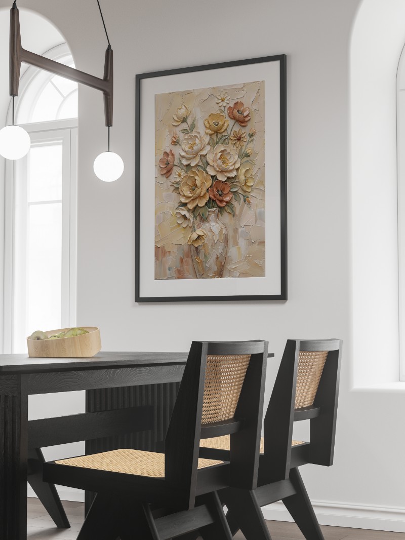 Tranh Tráng Gương Hoa Nghệ Thuật Cao Cấp - Sang Trọng & Tinh Tế mockup