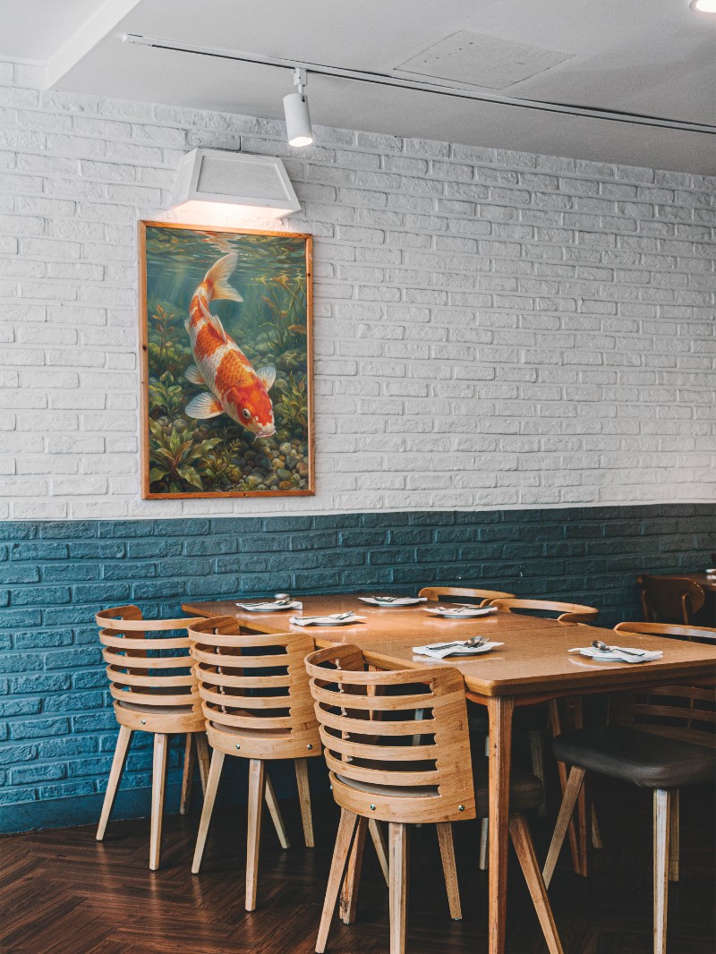 Tranh Cá Koi 3D Chân Thực - Nghệ Thuật Phong Thủy Sang Trọng mockup