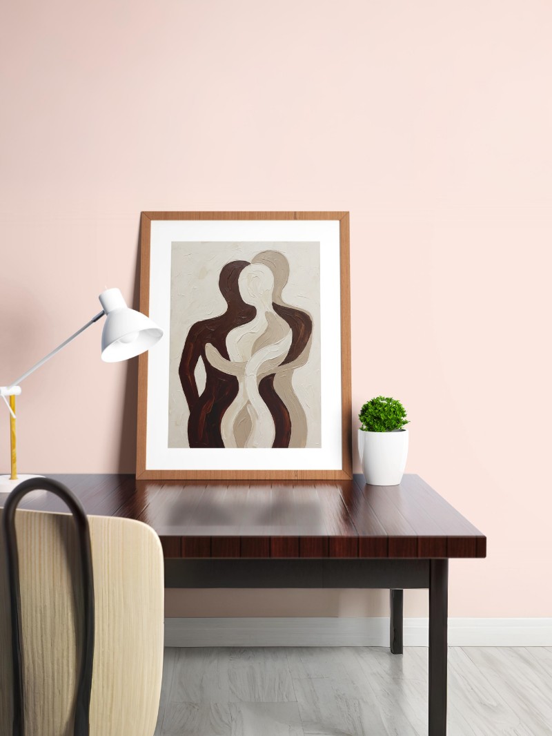 Tranh Trừu Tượng United Silhouettes - Nghệ Thuật Hiện Đại Đẳng Cấp mockup