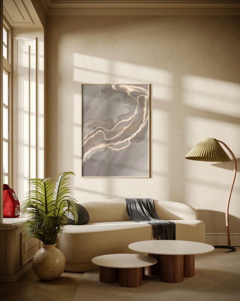 Tranh Tối Giản Tình Yêu Trung Lập 01 - Nghệ Thuật Tình Yêu Tinh Tế mockup