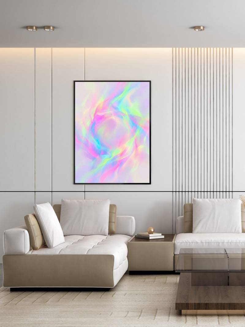 Tranh Huỳnh Quang 2 - Sắc Màu Huỳnh Quang Rực Rỡ mockup