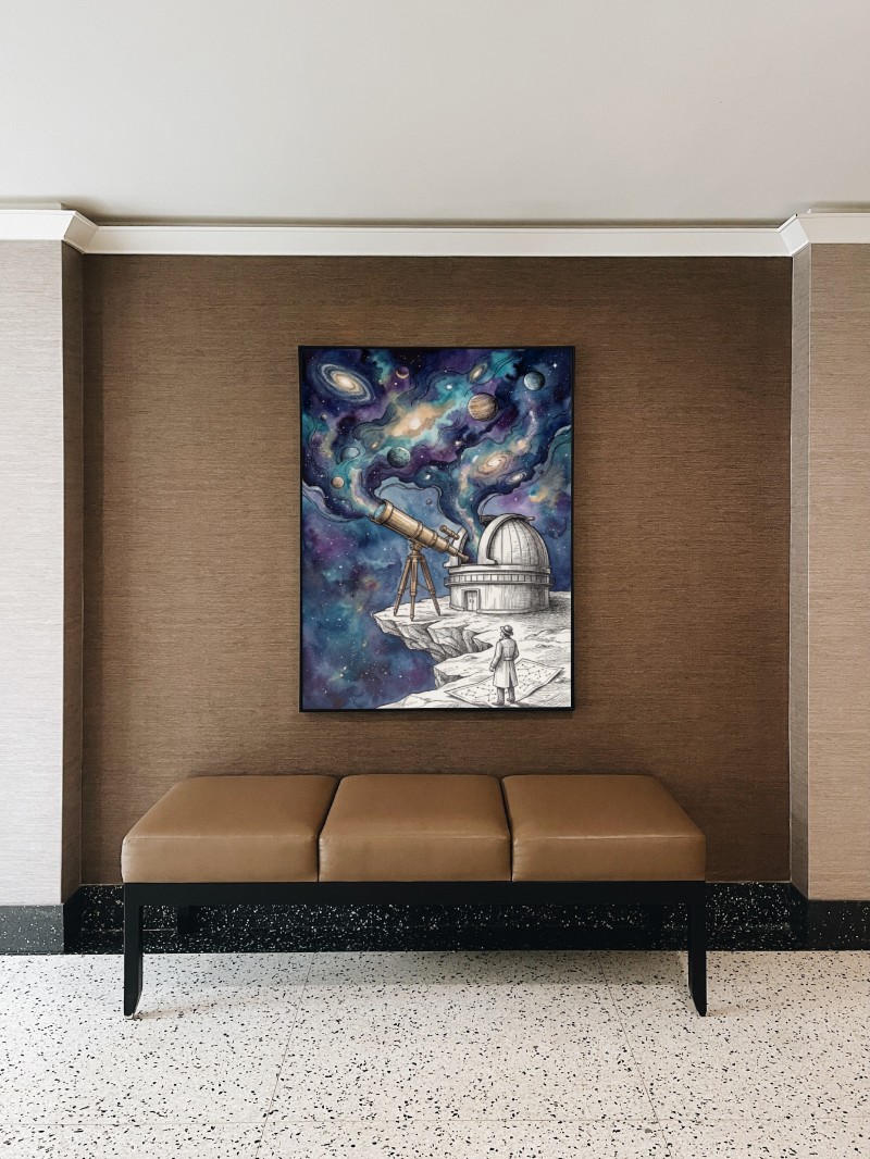 Khát Vọng Chinh Phục Không Gian Nghệ Thuật mockup