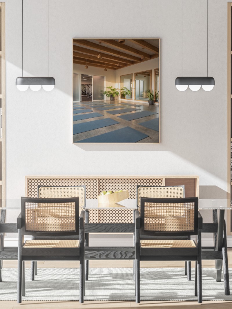 Tranh Nghệ Thuật Yoga: Điểm Chạm Tĩnh Lặng Giữa Nhịp Sống Hiện Đại mockup