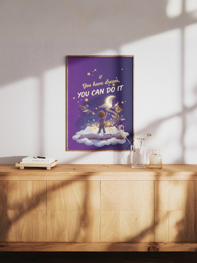 Tranh Vẽ If You Have A Dream - Khơi Nguồn Sức Mạnh Nội Tại mockup