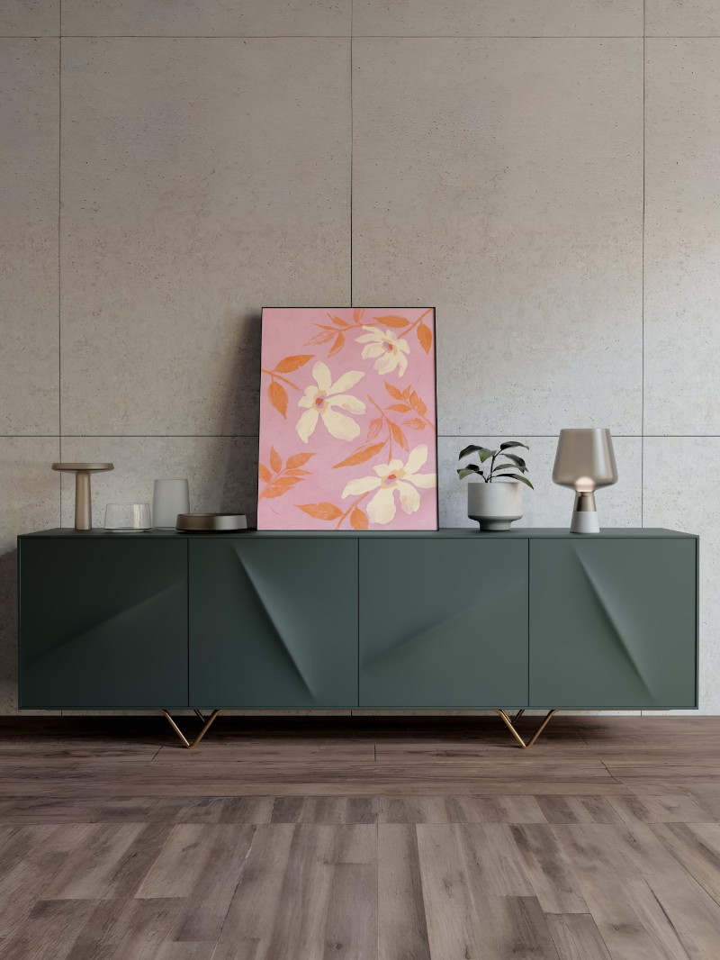 Tranh In Nghệ Thuật Hoa Bay Cao Cấp - Sắc Nét & Tinh Tế mockup