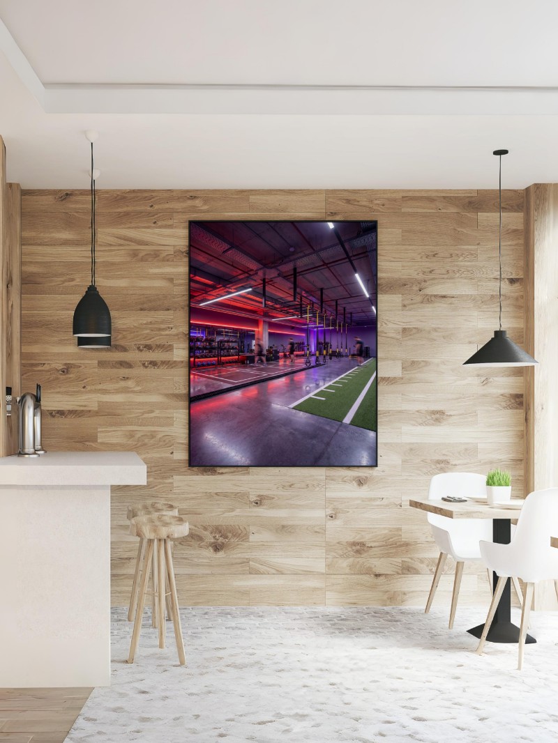 Tranh Functional Training Hiện Đại: Khơi Nguồn Bản Lĩnh Thép mockup