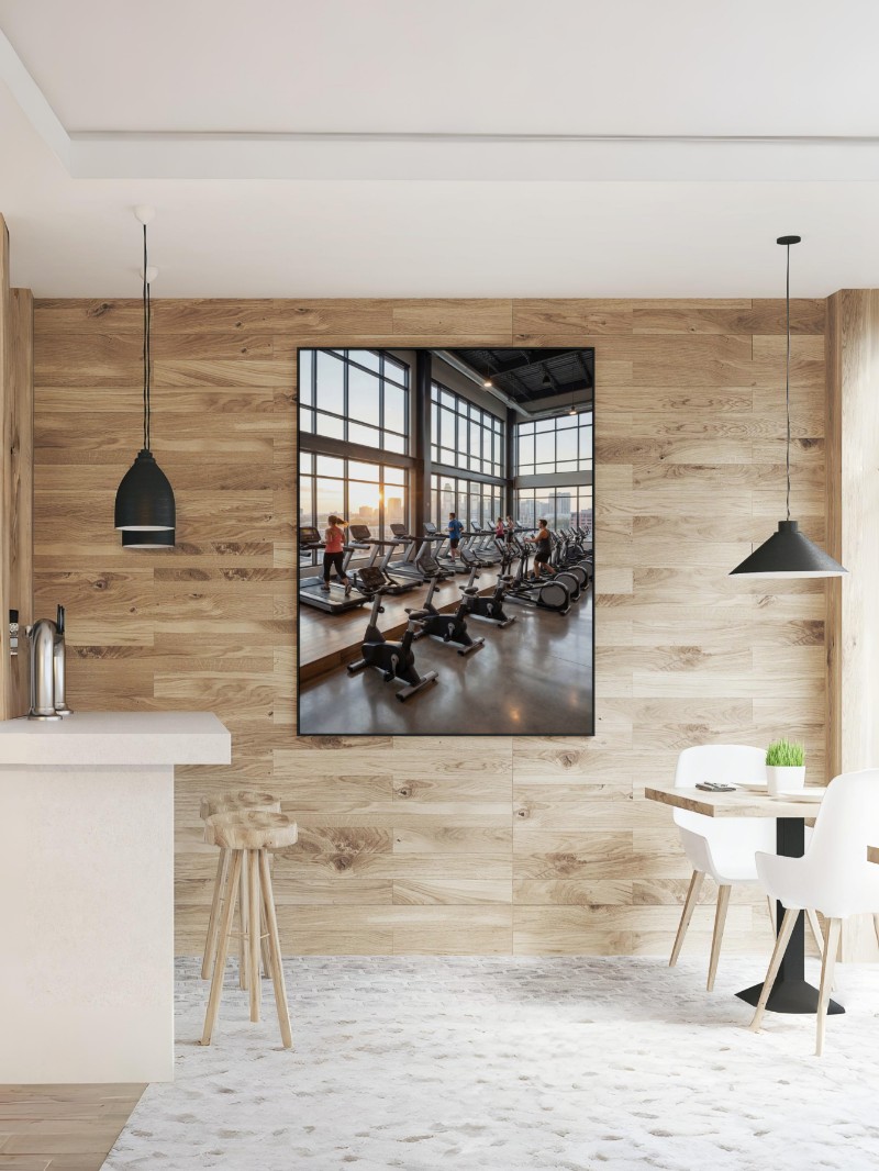 Tranh Nghệ Thuật Phòng Cardio mockup