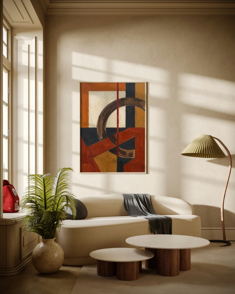 Tranh In Nghệ Thuật Hình Thức Và Chức Năng mockup