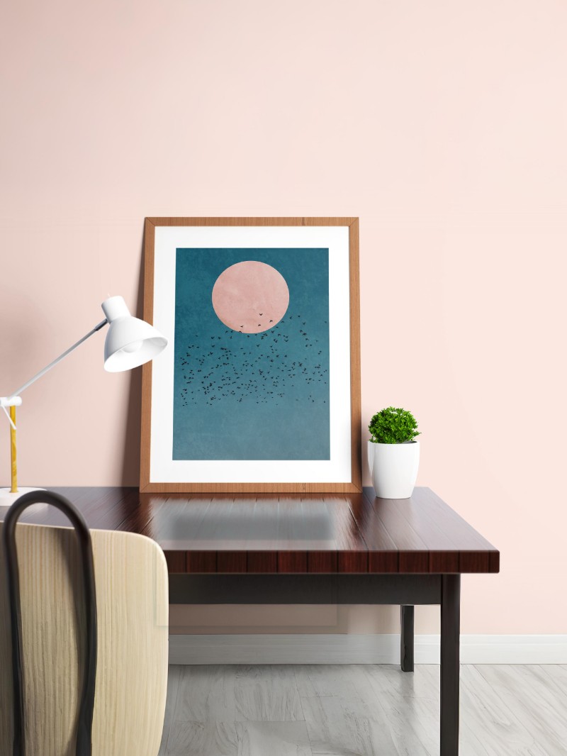 Tranh Nghệ Thuật "Những Chú Chim Bay Đi" mockup