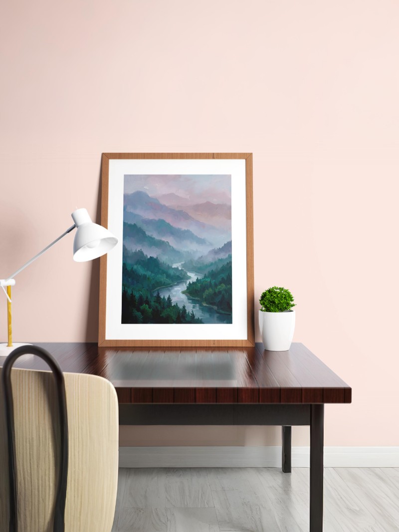 Tranh Núi Rừng Hùng Vĩ mockup