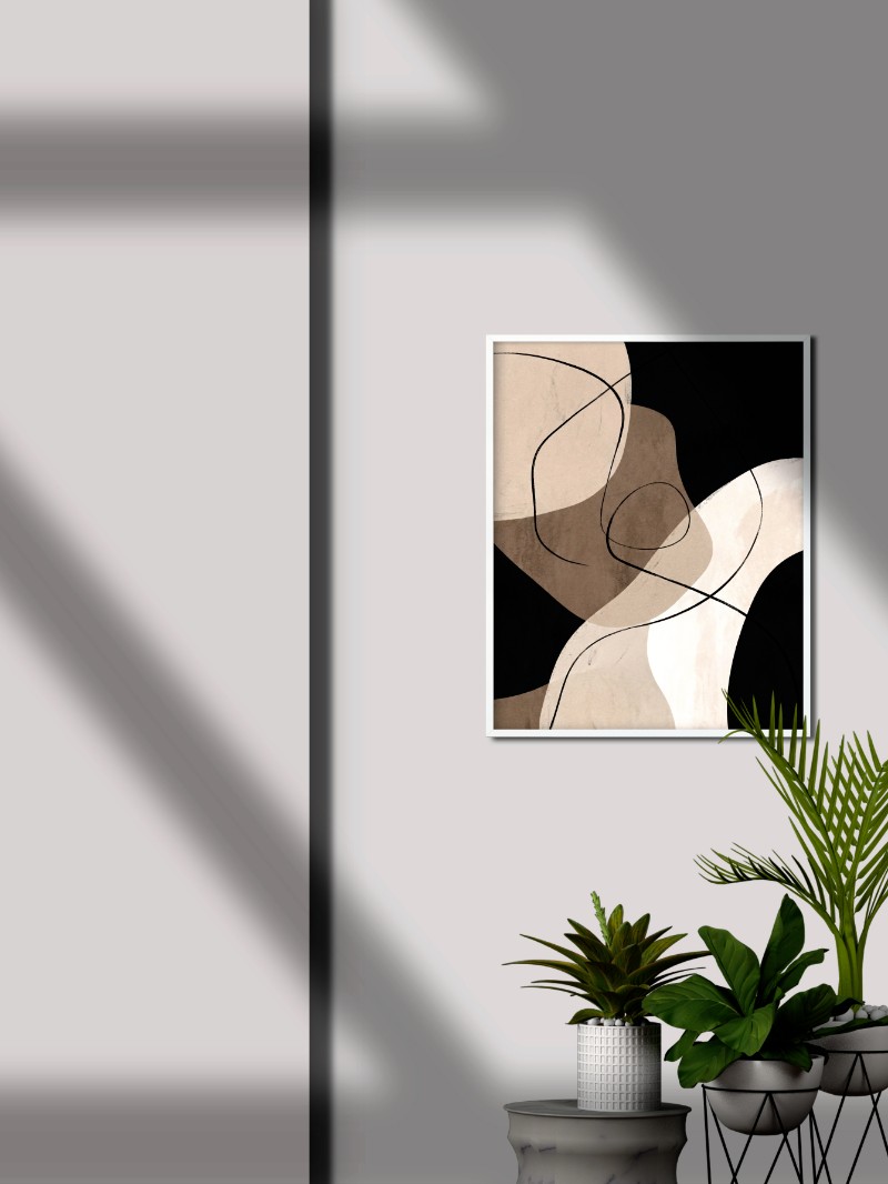 Raw Expression: Sức Mạnh Nguyên Bản Trong Từng Nét Vẽ Trừu Tượng mockup